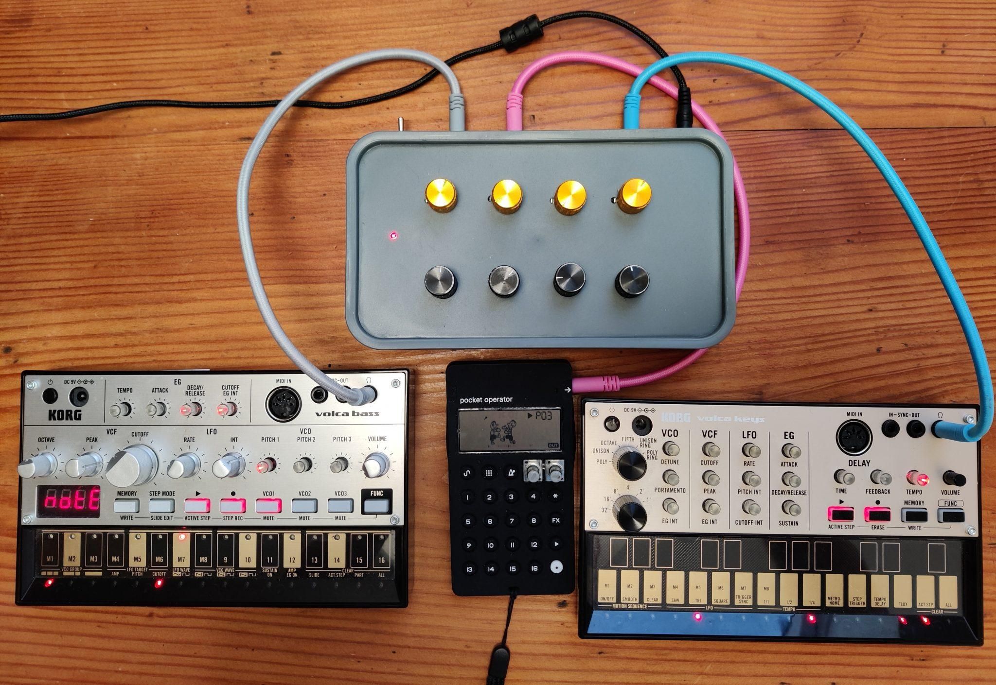 Lunchbox Analog Audio Mixer for Synthesisers 16 Steps (with Pictures