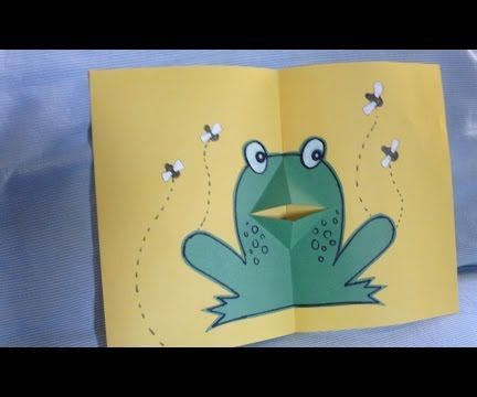 Frog Pop Up Card