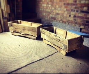 Two Pallets Herb Trough