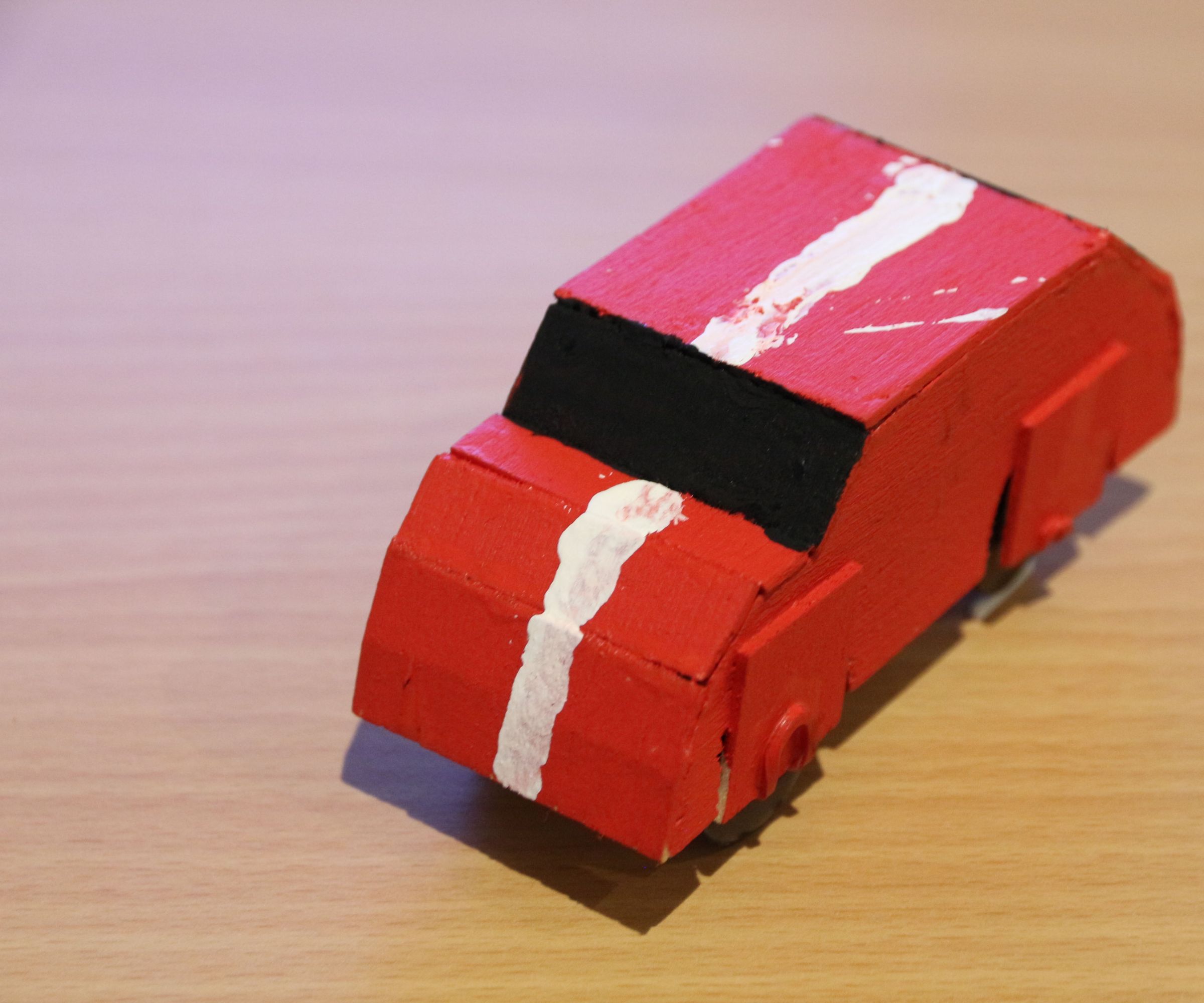 Rubber Band Power Car