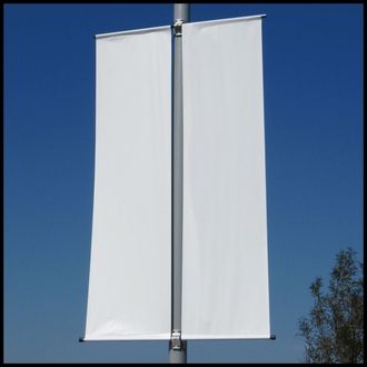 Fiberglass Banner Brackets - Economical Option That Works Great for Numerous Applications