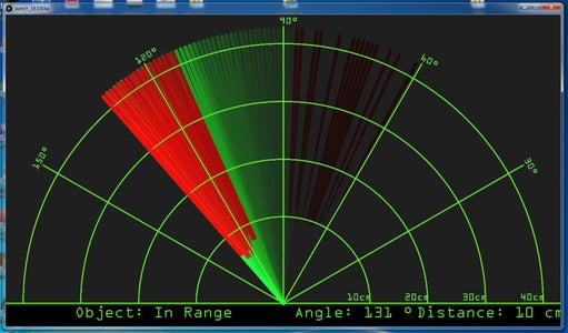 Arduino - Radar/Ultrasonic Detector