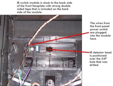 Mount the IR Switch Module