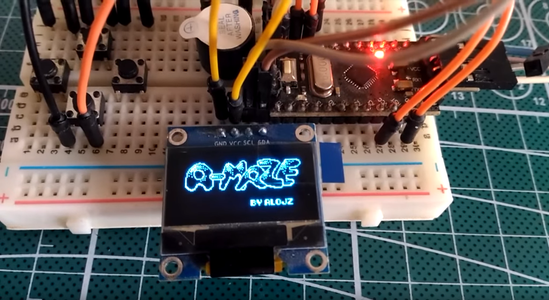 Arduino Pocket Game Console + A-Maze - Maze Game : 6 Steps (with ...
