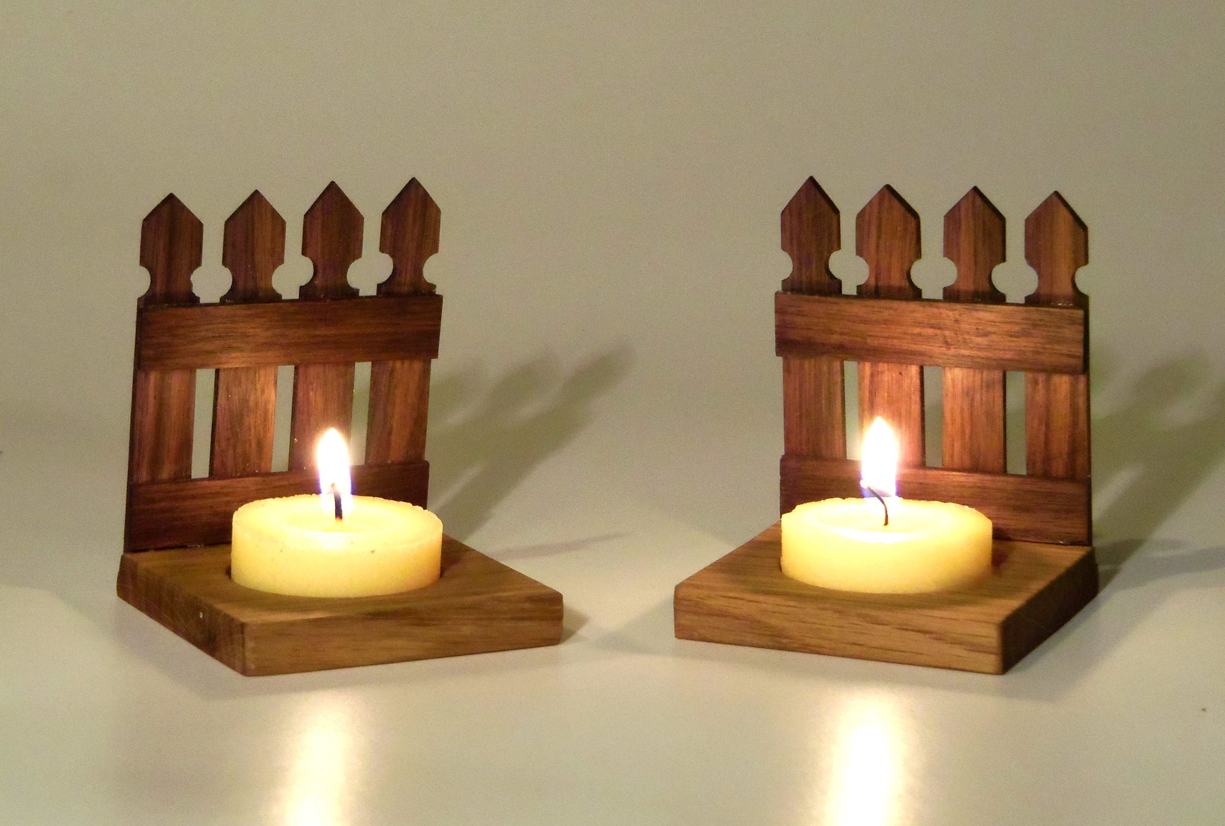Picket Fence Tea Light Holders Instructables