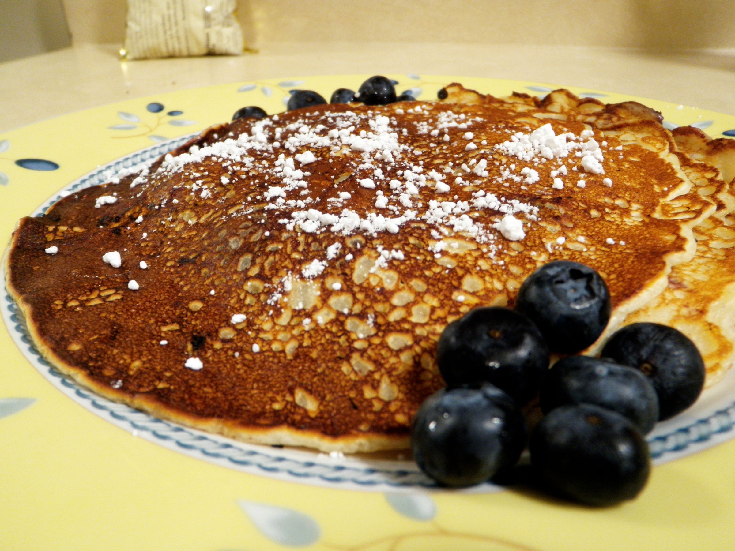 Blueberry Chocolate Chip Pancakes