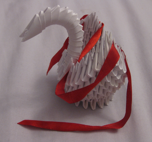 Modular Origami Swan