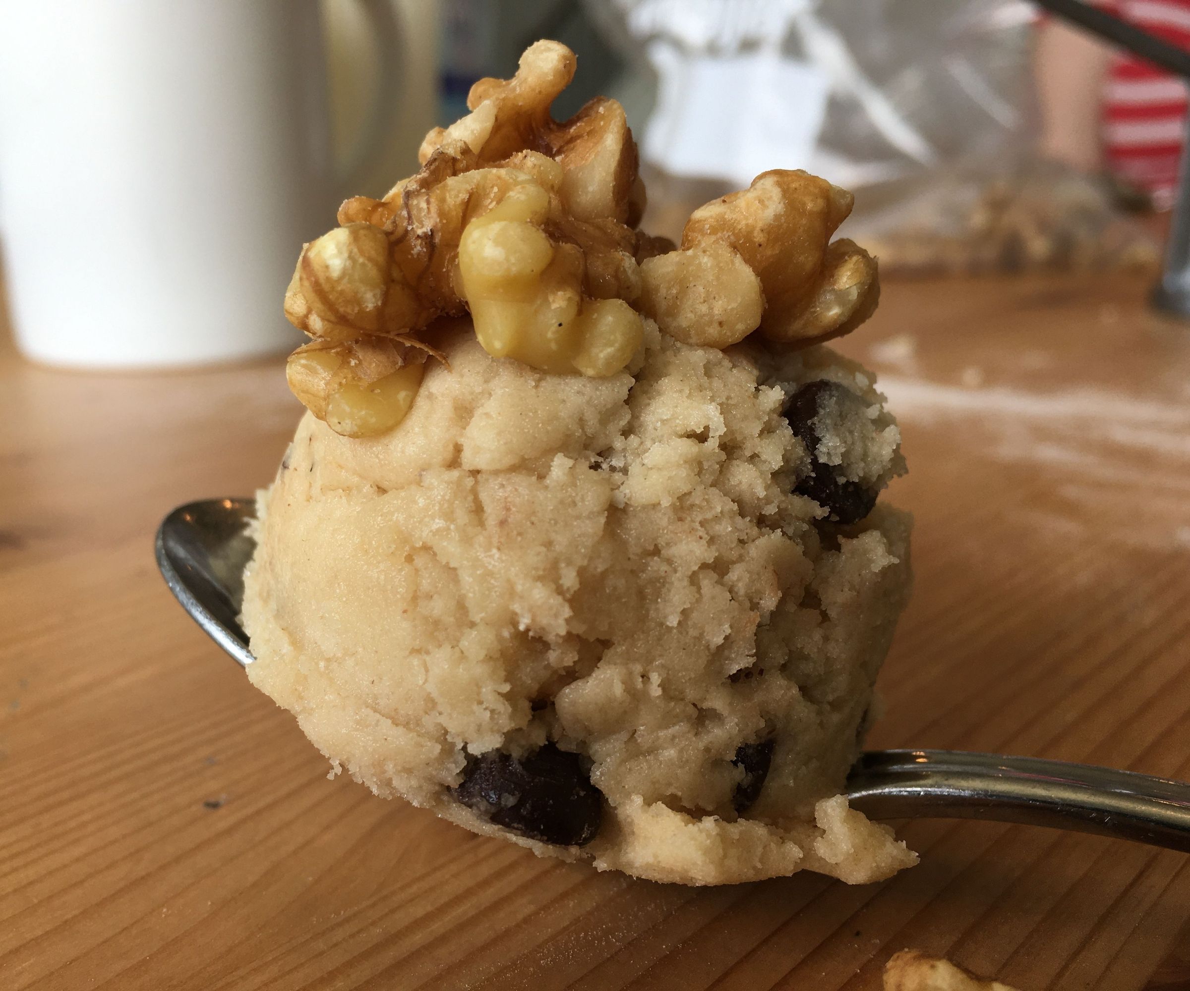 Chocolate Chip Cookie Dough With No Risk of Food Poisoning