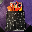Sashiko Math Bag