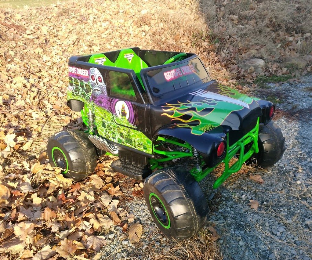 Speed Upgrade on the New Grave Digger Power Wheels Rideon Toy 7