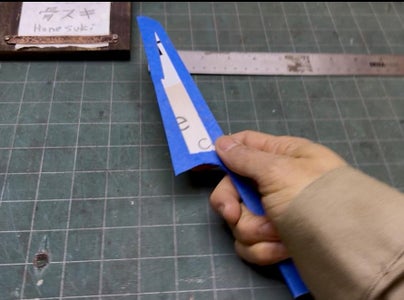 DIY Honesuki Kitchen Knife With Wa Handle