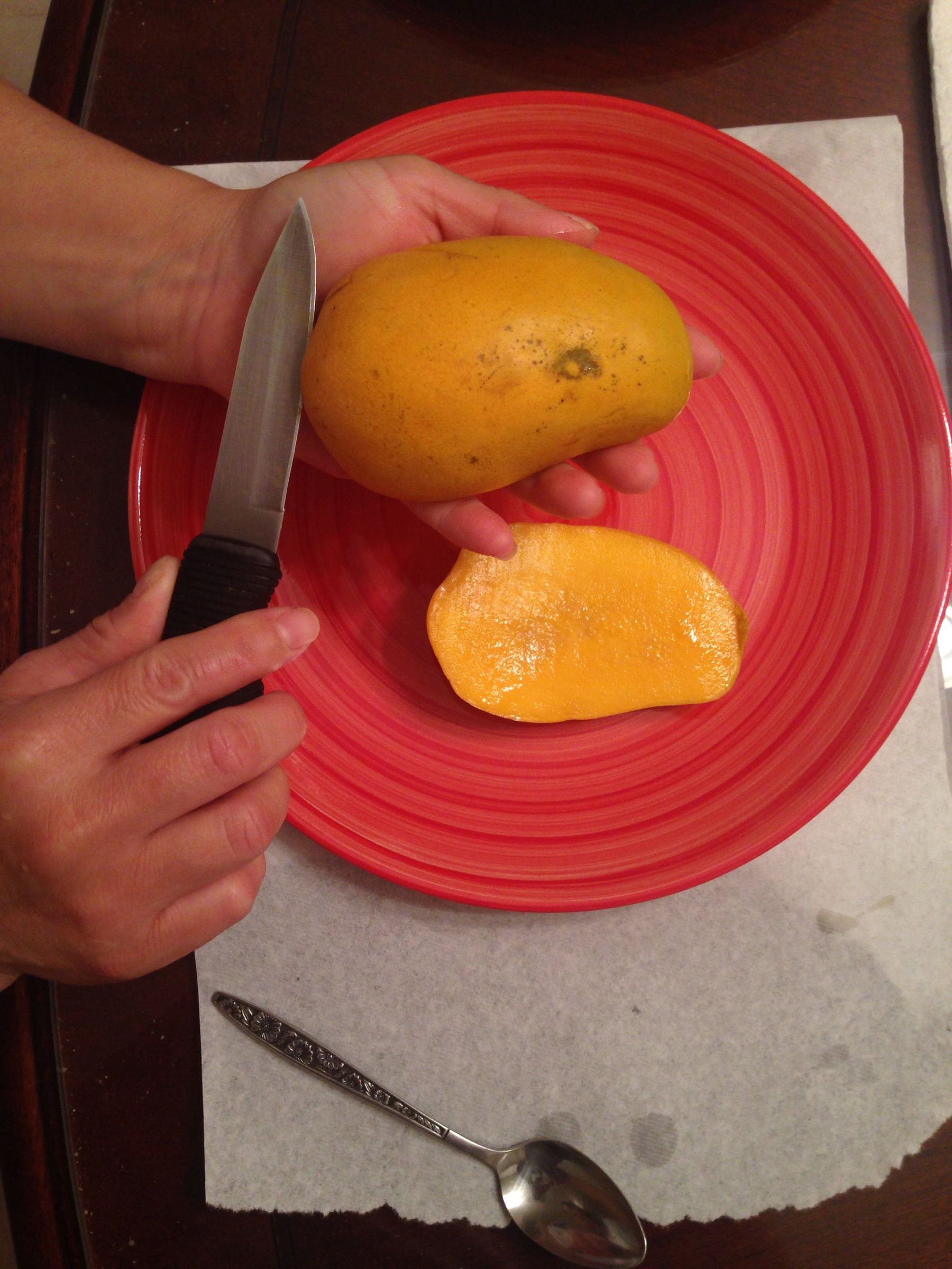 How to Peel a Mango 6 Steps Instructables