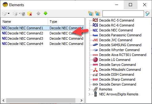 In Visuino Set Components