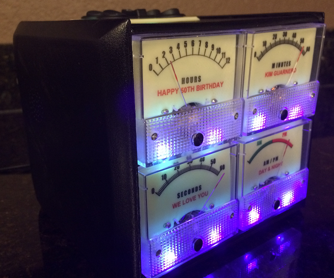 Analog Talking Glow in the Dark 3D Printed Clock