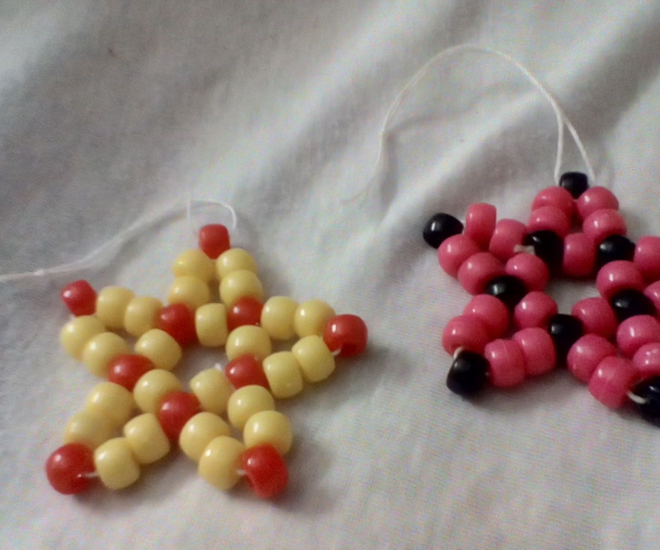 Beaded Star Ornaments, Earrings, Pendant, Etc.