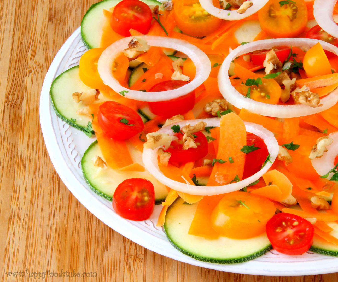 Raw Zucchini Salad