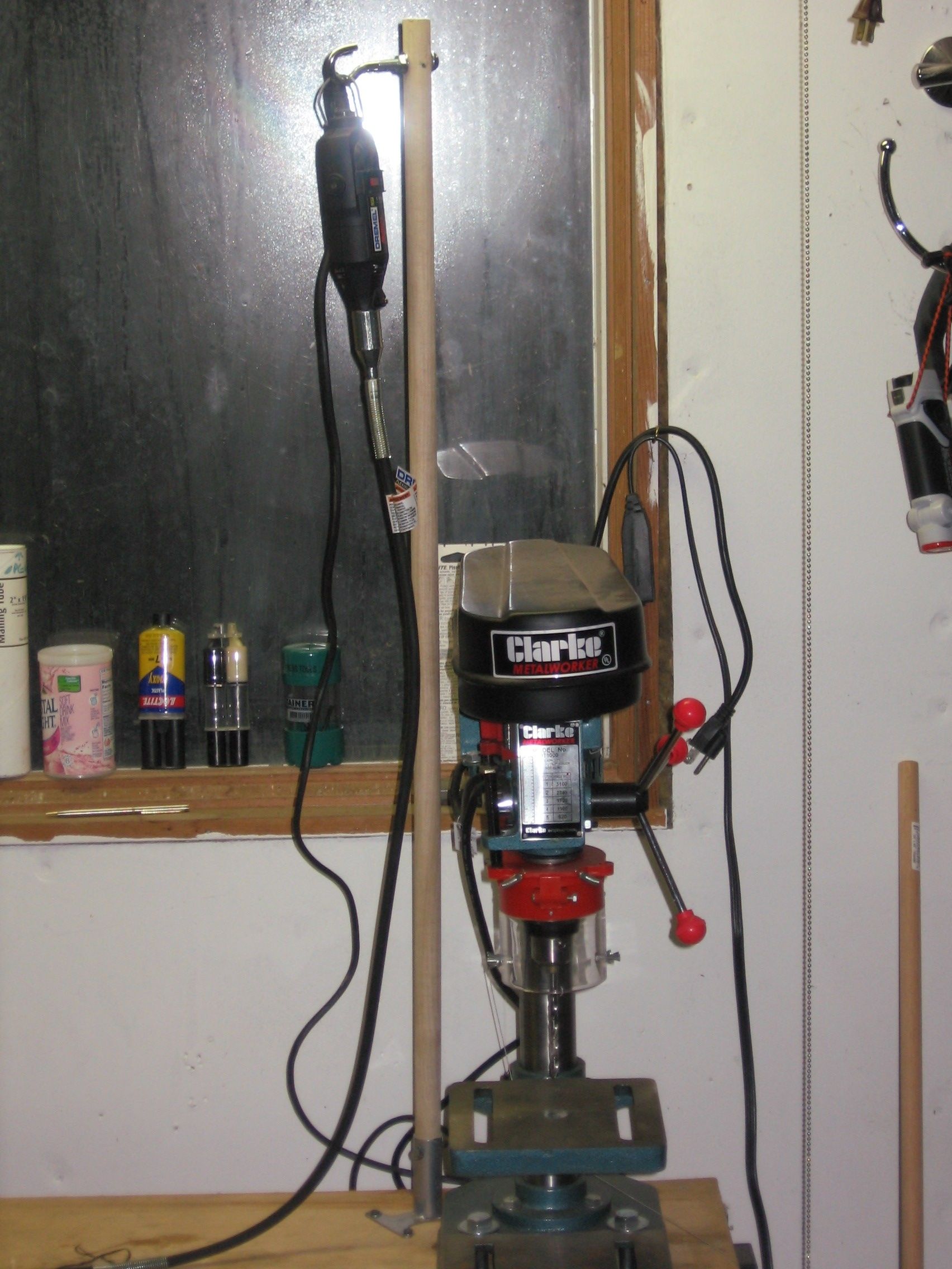 DIY Dremel Flex Shaft Stand 9 Steps Instructables