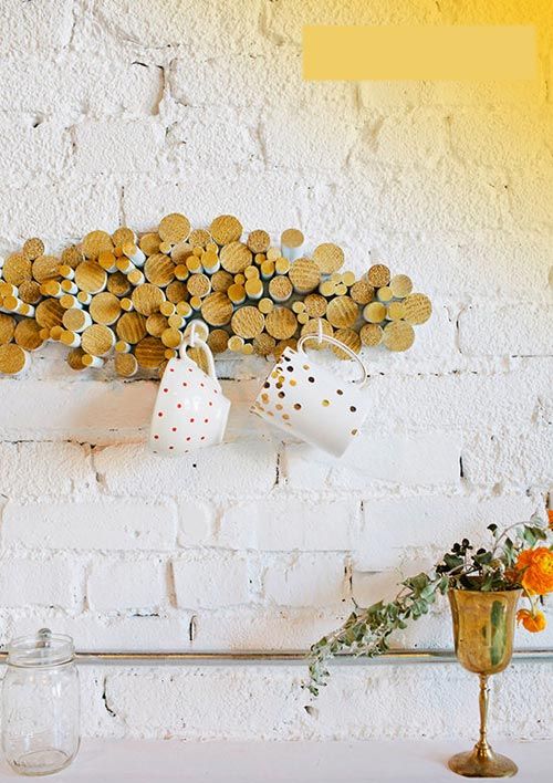 Handmade Shelf for Coffee Cups