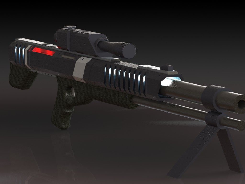 Replica M-98 Black Widow From the Mass Effect Series