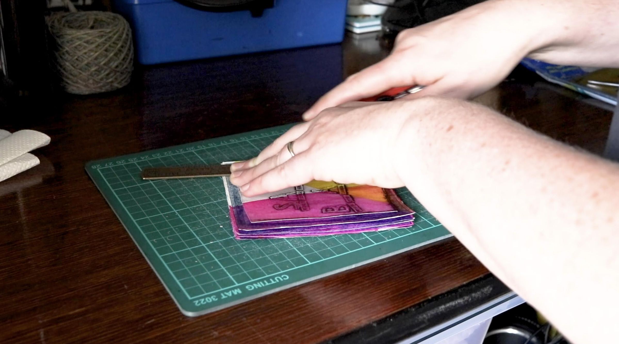 Sandpaper and Cardboard Collagraph Print 9 Steps (with Pictures