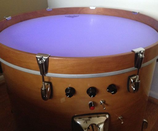 Interactive, Light-Up Drum Table with Custom Interface
