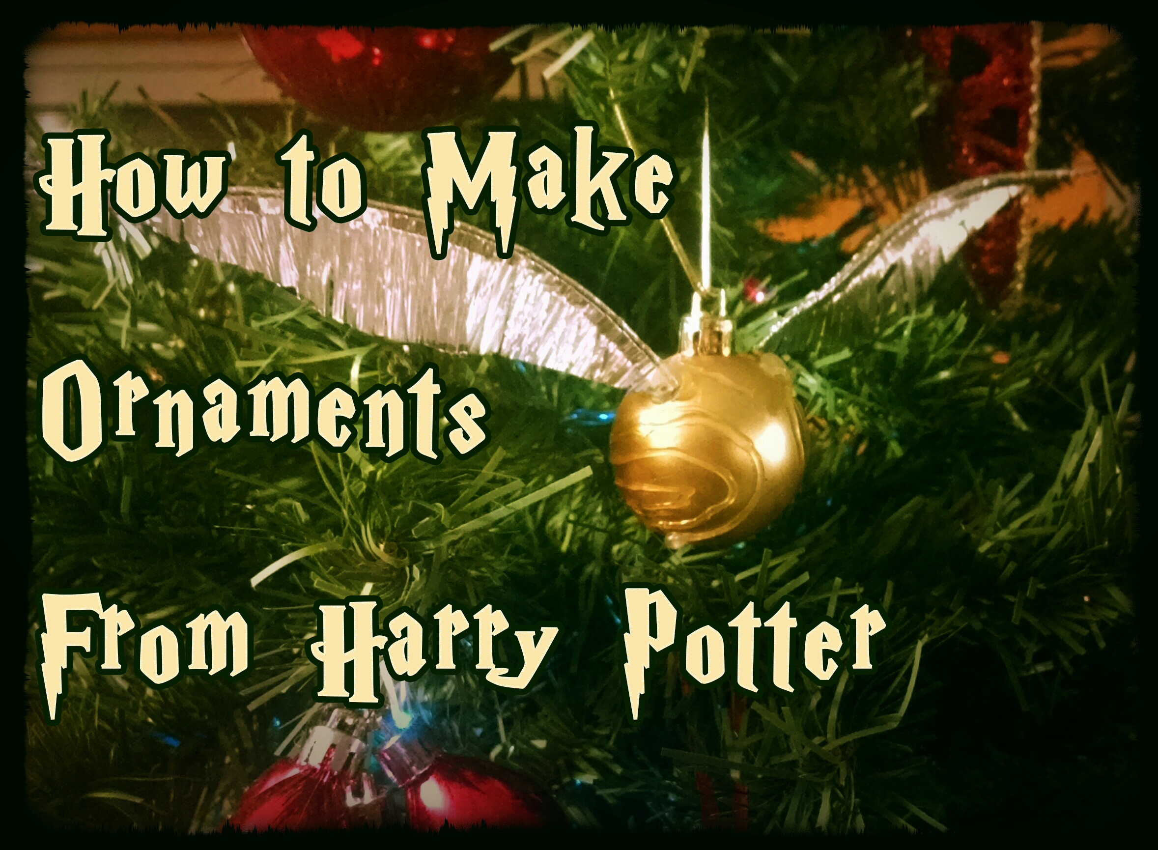How to Make Harry Potter Ornaments