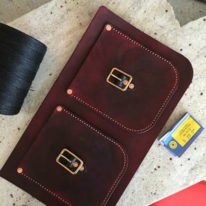 Attach Your Pockets, Chisel Your Holes, and Stitch! 