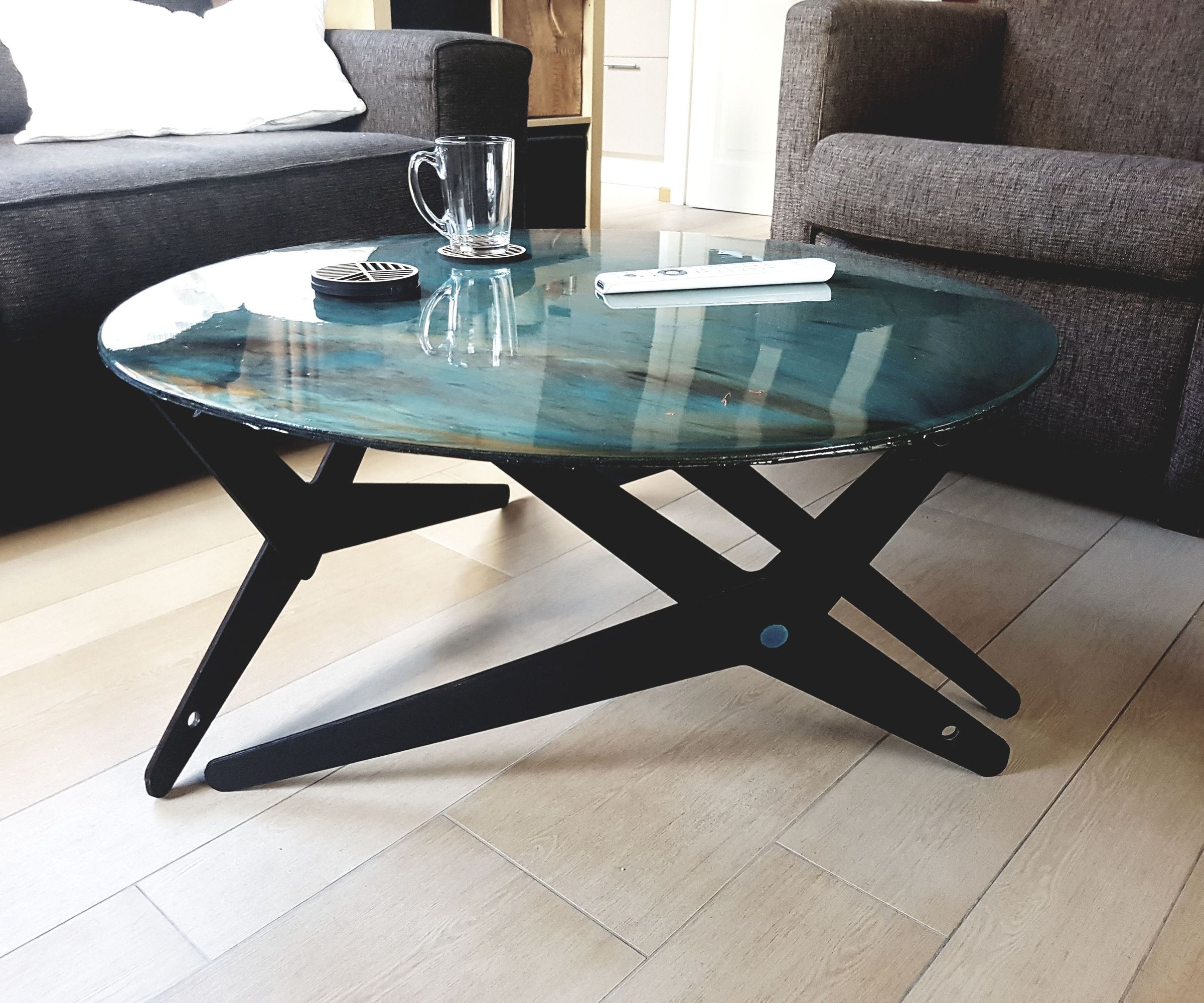 Transformable Resin Table