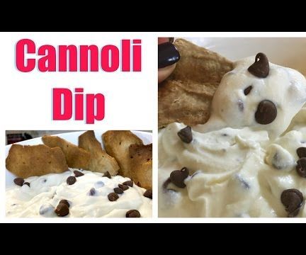 Cannoli Dip With Homemade Shells