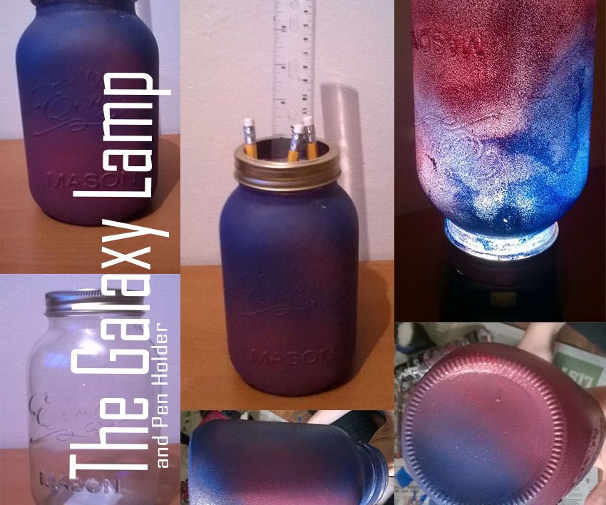 Galaxy Lamp/Pencil Holder 