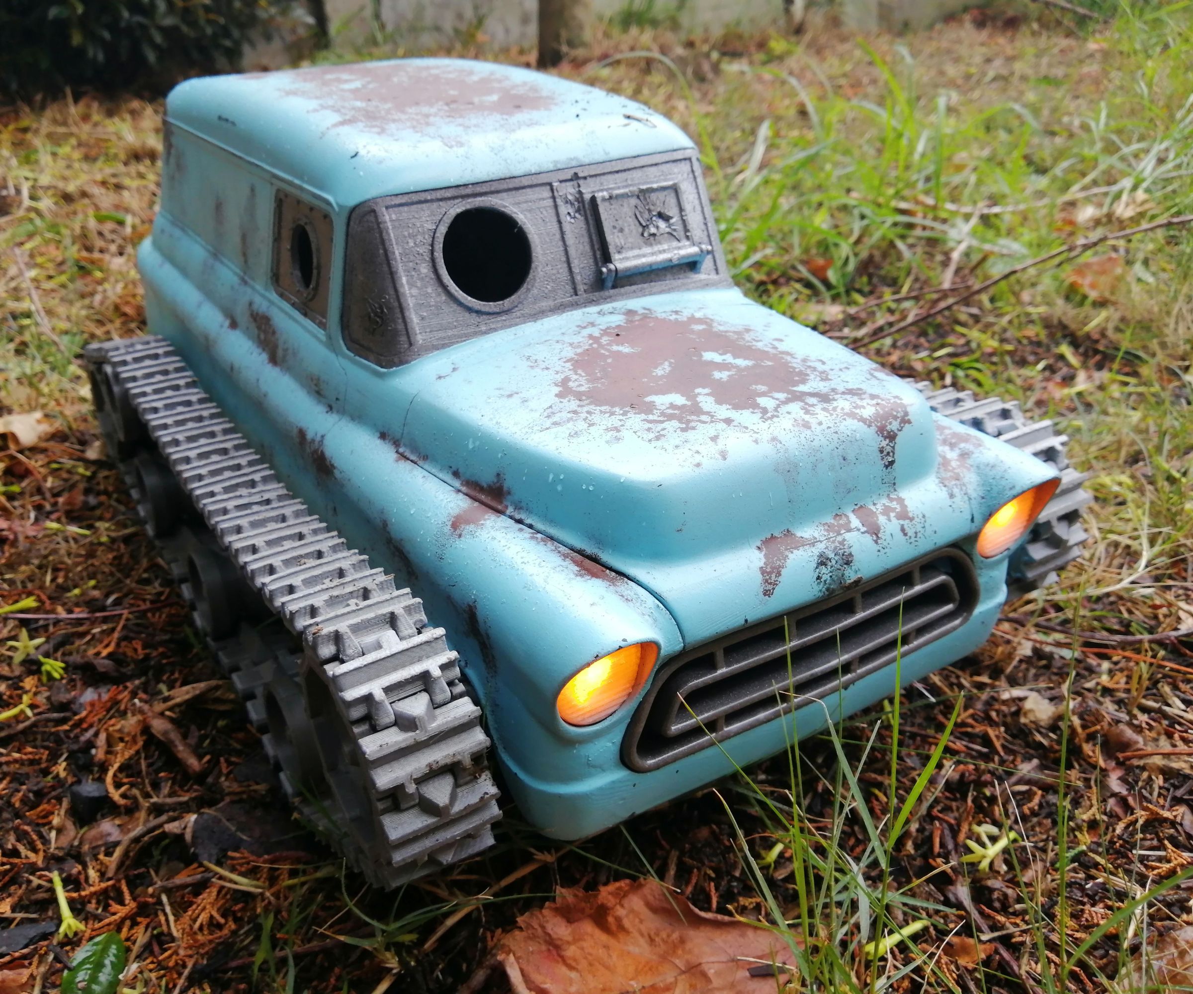 3D Printed RC Tank Car, Apocalypse Style!