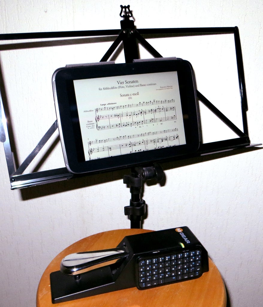 Sheet Music Page Turner 6 Steps (with Pictures) Instructables
