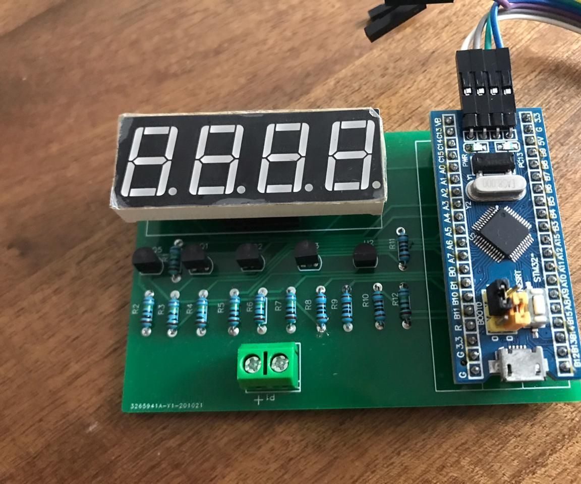 Tempeture Sensor With STM32F103
