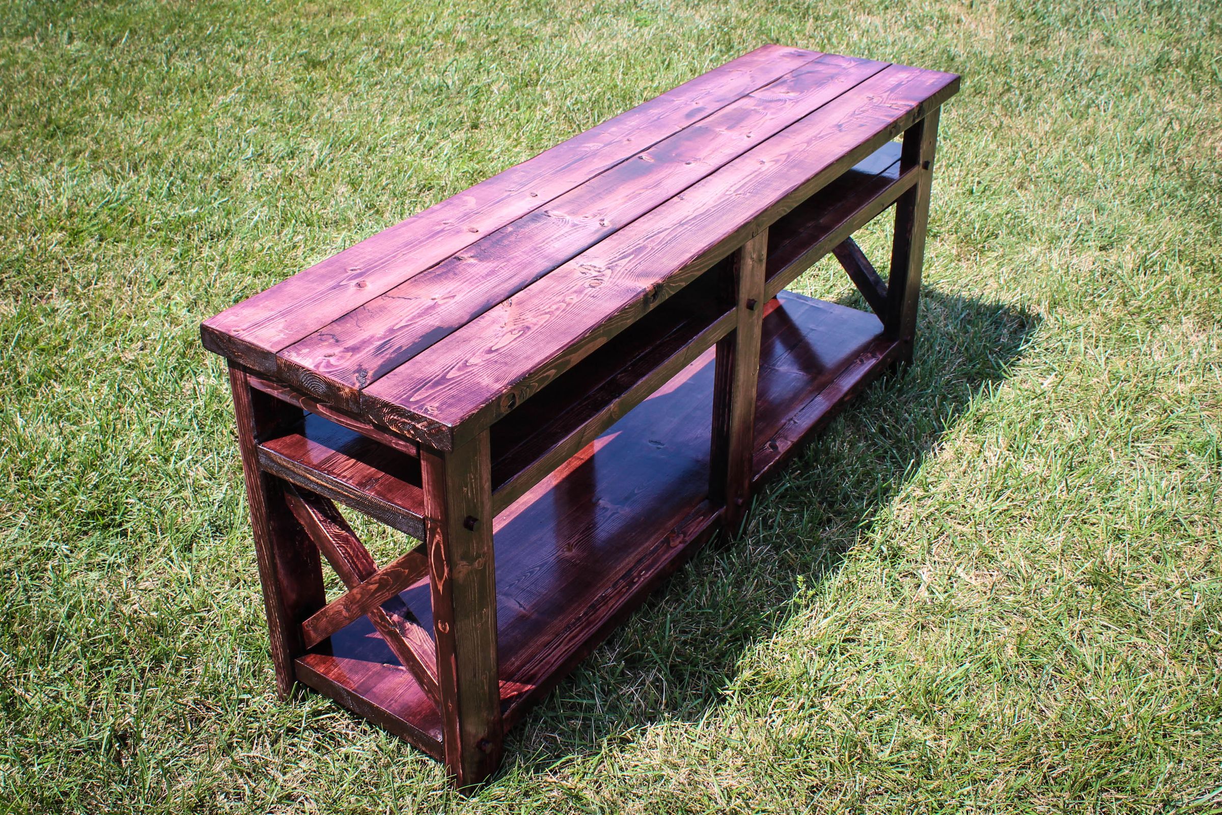 Rustic TV Stand : 23 Steps (with Pictures) - Instructables