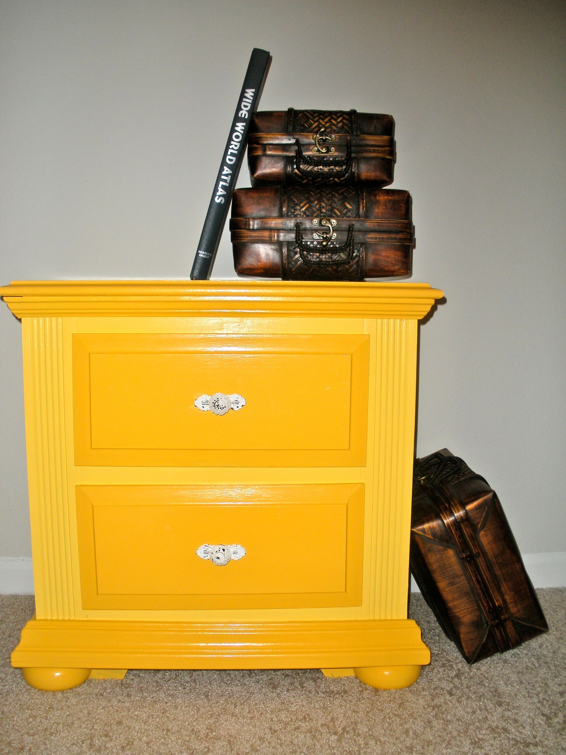 Living Chic and Cheap; Redone Mini Guest Dresser