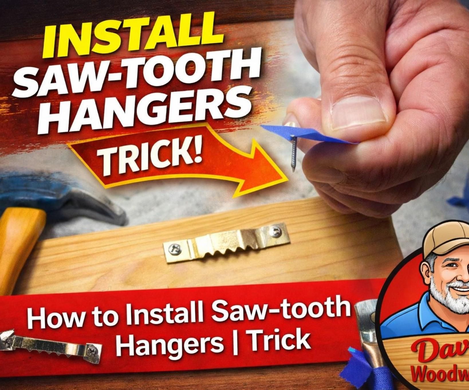 How to Install Sawtooth Hangers | Trick