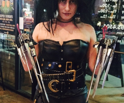 Cheap DIY Edward Scissorhands Costume