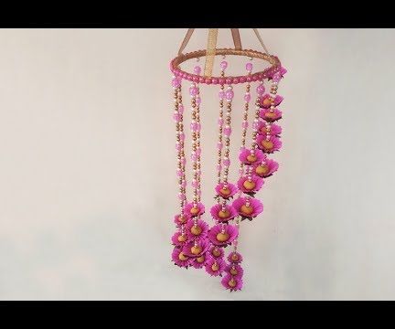 DIY Wall Hanging Home Decoration Using Paper Flowers!
