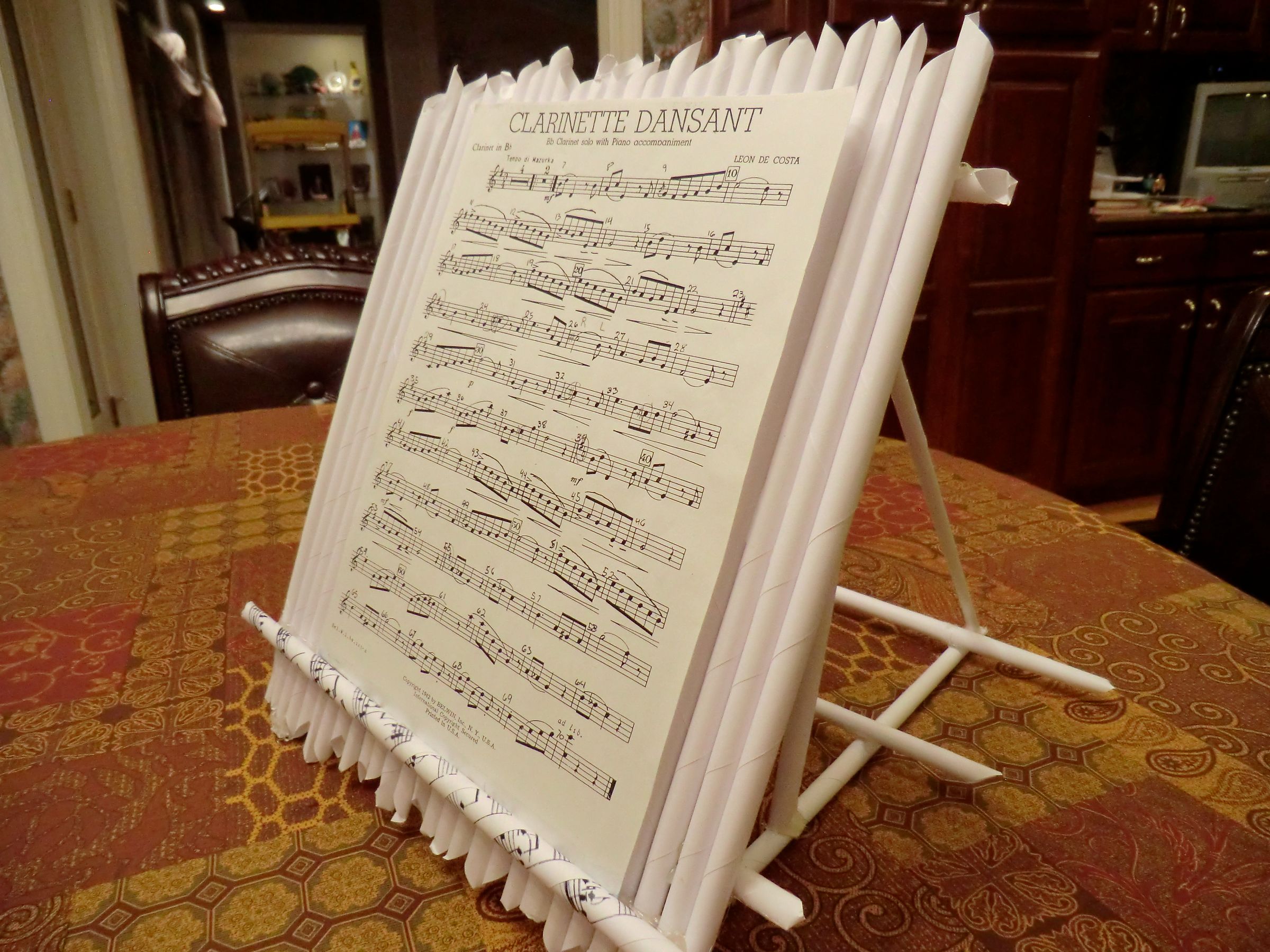 Tabletop Music Stand (made From Paper!) 4 Steps (with Pictures