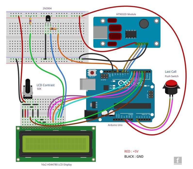 Arduino Telephone Caller ID Unit : 5 Steps (with Pictures) - Instructables