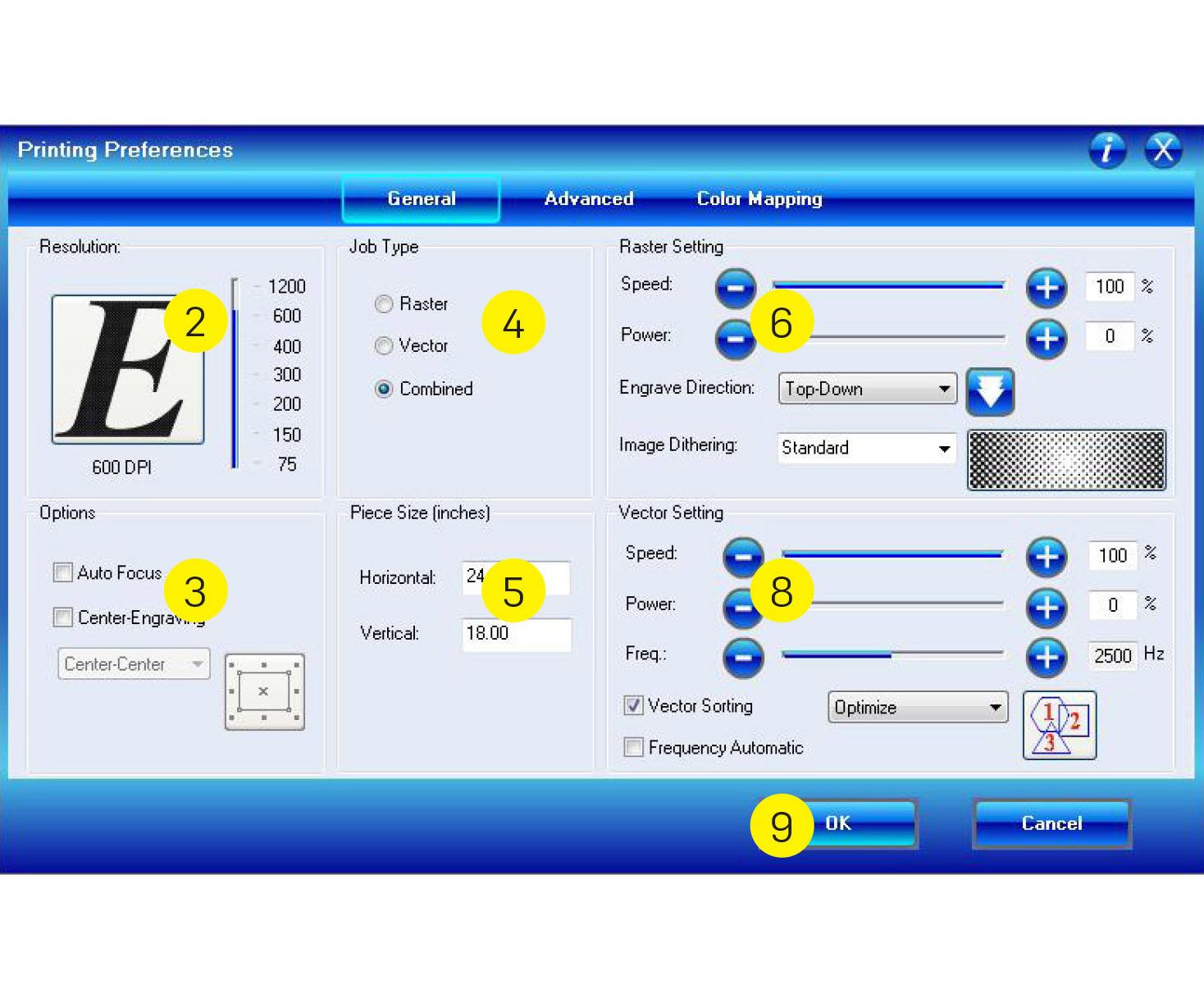 Sending a Job to the Machine