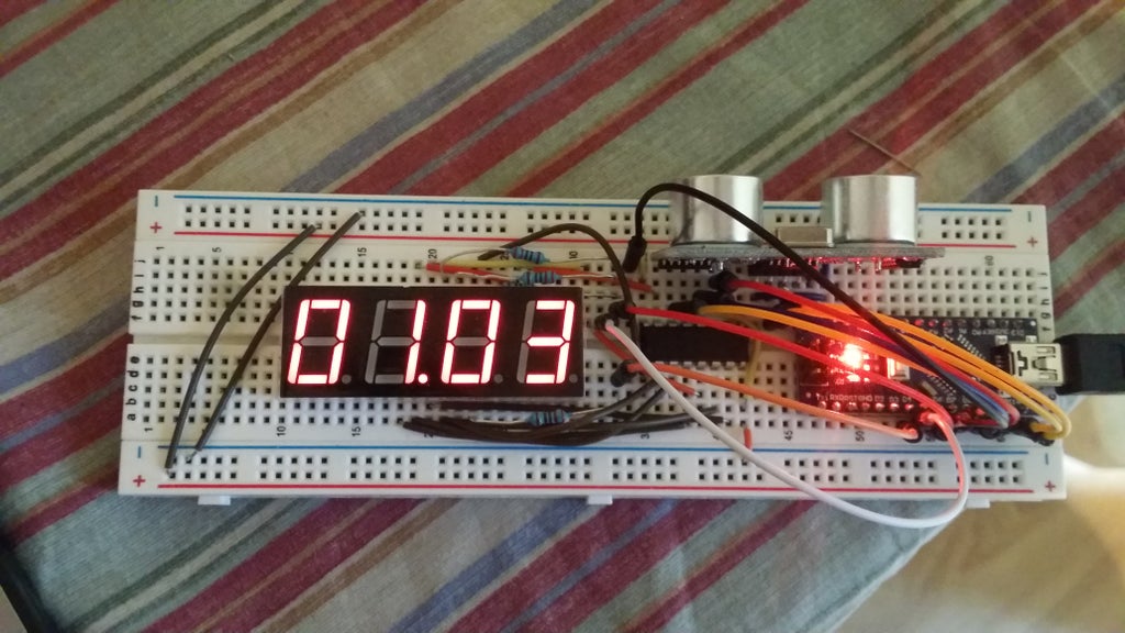 Temperature Displayed on 4 Digit 7 Segment (common Anode) : 4 Steps ...