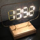 "Charlotte's Web" Style LED Filament Clock