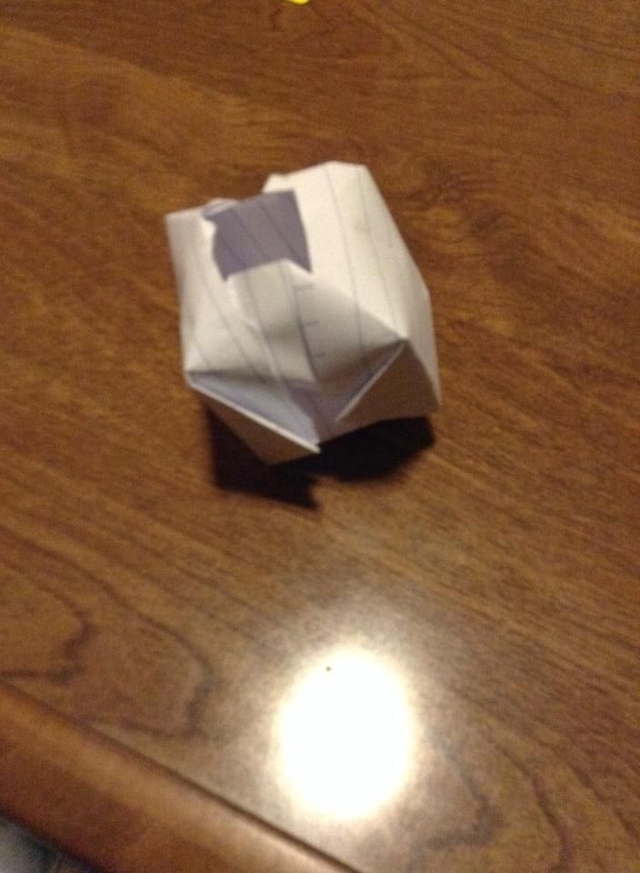 Paper ball/water bomb