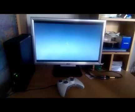 How Connect XBOX 360 Via VGA LCD Monitor