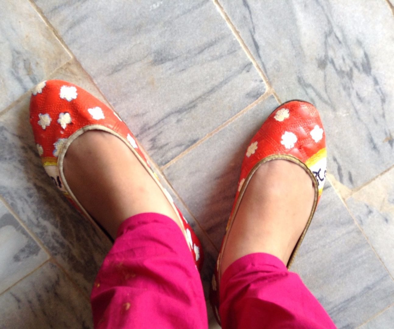 updated popcorn shoes to walk with style