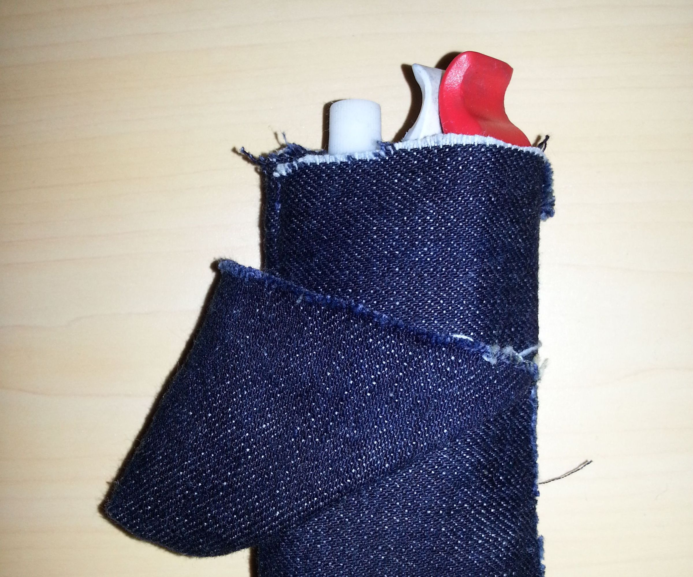 Denim Bike Patch Bag