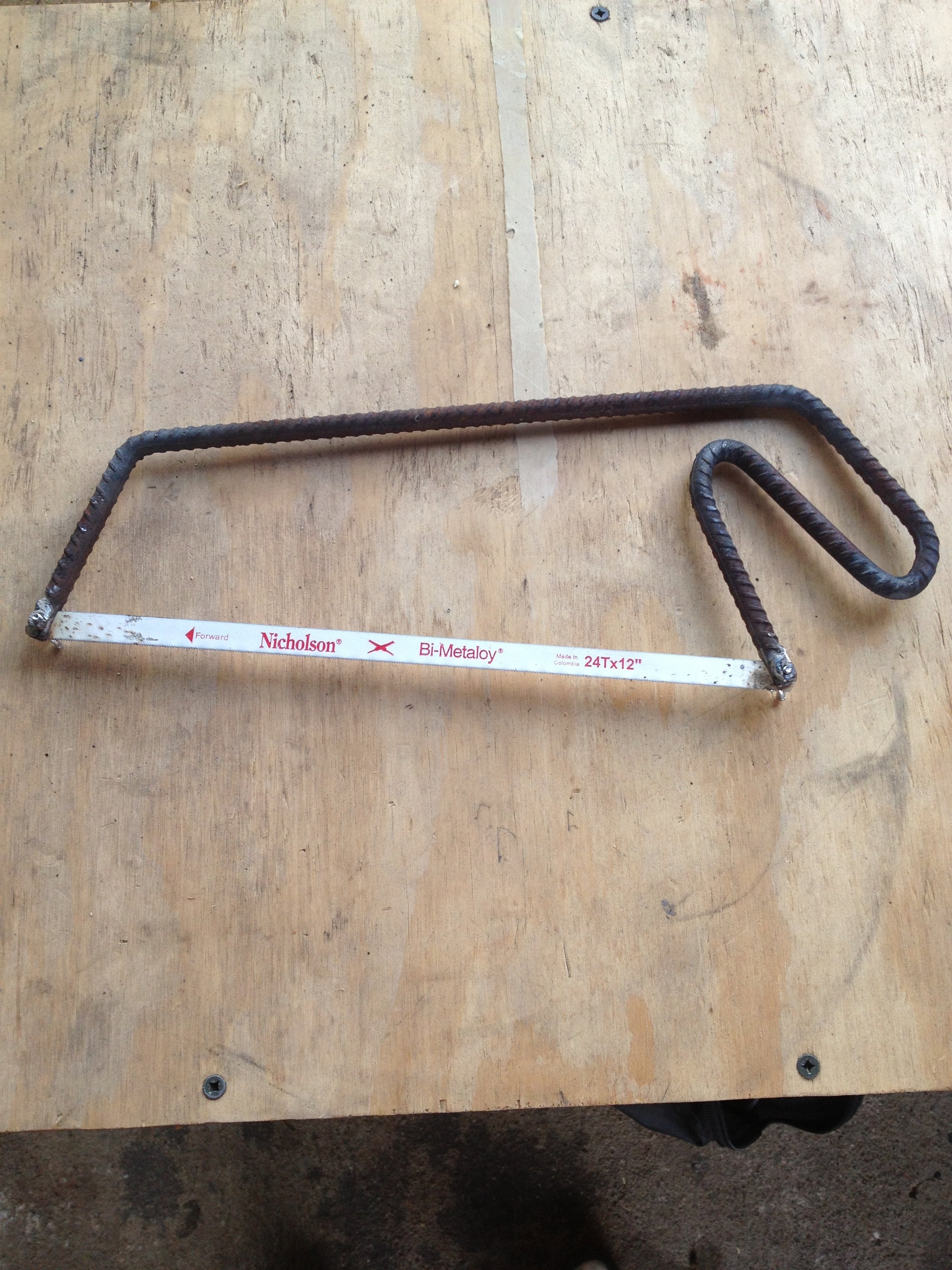 Rebar Hacksaw 7 Steps Instructables