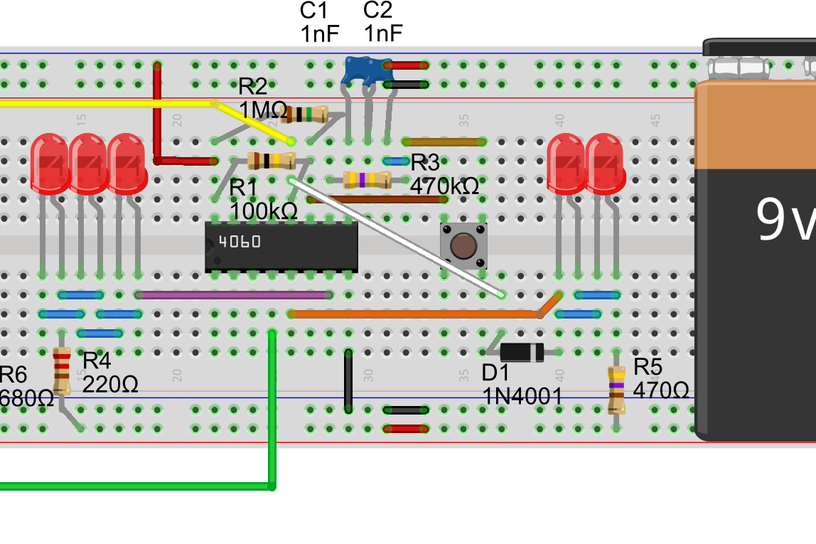 Project 9: Single Chip Electronic Dice