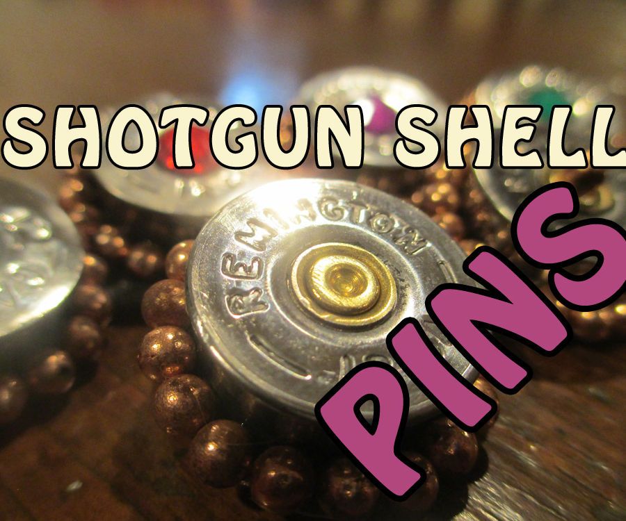 Shotgun Shell Jewelry Pins